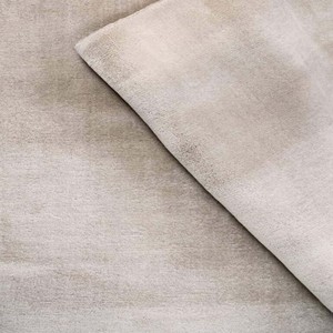 Tapis uni beige clair 14 mm d'épaisseur, tissé à la main, moderne, luxueux et doux pour salon et chambre à coucher - Product Image 6