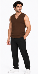 Pull en maille vintage pour homme avec logo personnalisé, pull d'hiver chaud, pull à col rond, pull en maille tendance en gros - Product Image 5