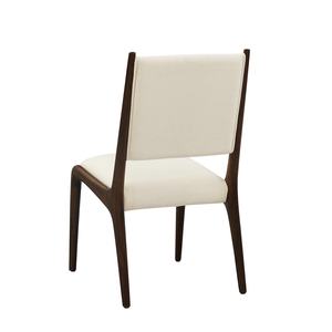 เก้าอี้ทานอาหารแบบมีพนักแขนหุ้มเบาะไม้สักเกรดเชิงพาณิชย์ ดีไซน์ทันสมัยสวยงาม เหมาะสำหรับโครงการเฟอร์นิเจอร์ร้านอาหาร โรงแรม และคาเฟ่ - Product Image 3
