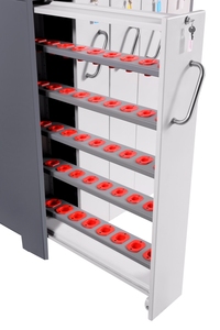 5 Drawers Vertical <b>Tool</b> Storage Vault Rack for Industrial <b>Tool</b> Rooms And Workshops - Product Image 3