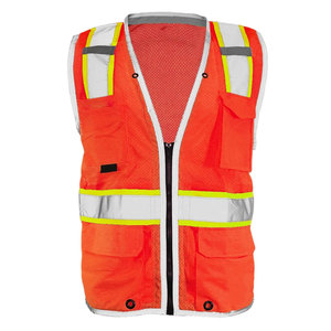 Gilet de sécurité haute visibilité léger pour hommes, de haute qualité, pour travaux de construction, sécurité routière - Product Image 1