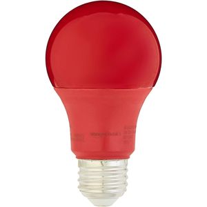 60 Watt Equivalent A19 <b>Red</b> LED Light <b>Bulbs</b> 9W Energy Efficient E26 Standard Base Non-Dimmable with 10,000 Hours Life for Parties - Product Image 2