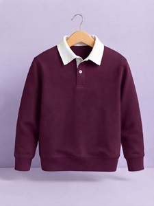 Wholesale Custom Heavyweight Fleece <b>Men</b> Oversized Fit Winter ODM <b>Sweatshirt</b> Contrast <b>White</b> Collar Streetwear Apparel - Product Image 6