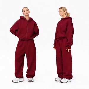 Women's Athletic <b>Workout</b> Tracksuit Set <b>Jacket</b> And Pants Sportswear Training Running Gym Casual Regular Fit Lightweight Active - Product Image 1