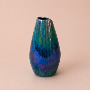 Vase de table en grès céramique artisanal, finition mate, style moderne et minimaliste, écologique, cuit à haute température, pour petites fleurs, décoration intérieure - Product Image 2