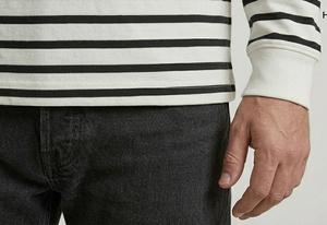 OEM Long Sleeve Striped Line T-Shirt Men O-Neck Regular Fit Casual Style Tee Shirts Men's Summer Street Stripe Line <b>TShirts</b> Men - Product Image 4