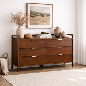 SAPA RANGE Collection Wooden Bedroom Living Room Furniture Durable Eco-Friendly Sustainable Wooden Dresser 6 Drawers - Product Image 6