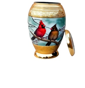 Aluminium Metal <b>Urn</b> for Adult Ashes Cremation <b>Urns</b> Handmade Funeral <b>Urns</b> Burial Memorial for <b>Large</b> Ashes - Product Image 1