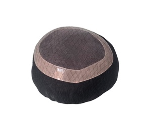 Human Hair Mono Base Toupee Bonnet <b>Wig</b> <b>for</b> <b>Men</b> with Bangladesh Hair Patches and Taz Hair - Product Image 2