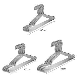ไม้แขวนเสื้อโลหะ สแตนเลส สำหรับจัดเก็บเสื้อผ้า ตู้เสื้อผ้า จัดแสดงสินค้า ร้านค้าปลีก โรงแรม ซักรีด ตู้เสื้อผ้า อุปกรณ์เสริมในบ้าน - Product Image 4