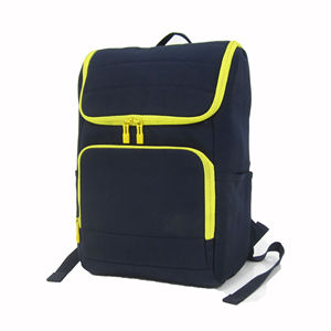 Mochila escolar moderna con bloques de color, tela resistente al agua, compartimento acolchado interno para portátil de 15.6 pulgadas y mochila escolar. - Product Image 1