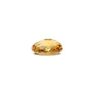Emerald Cut Natural Citrine Loose Gemstone-4.15 Carat Faceted 6mm with Color Play for Fine Jewelry - Product Image 3