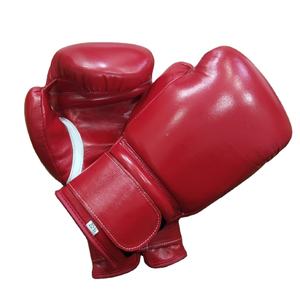 Guantes de Boxeo de Piel Roja Oscura con Correa y Logotipo Personalizado, Modelo Recién Llegado, Servicio OEM, RTS, para Entrenamiento CP-BG-52 - Product Image 2