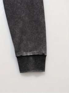 Sudadera con Capucha para Hombre, Estilo Único, Vintage, Lavada, Informal, para Uso Diario, con Bolsillos Delanteros Tipo Canguro, Cómoda, Suave y Transpirable - Product Image 5