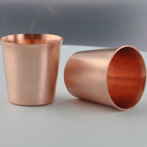 Premium Handmade Copper Tumblers Pure Copper <b>Water</b> Glass Set Luxury Drinking Cups Hotel Restaurant Wholesale Export Supplier - Product Image 6