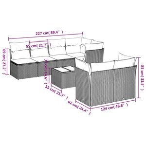 Grey Garden <b>Sofa</b> <b>Set</b> - Product Image 3