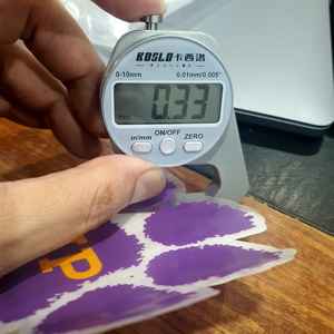 Premium Clear Vinyl Helmet Decals | Outdoor-Grade Custom Stickers | 0.33mm Thick | UV & Weather Resistant | Made in USA - Product Image 3