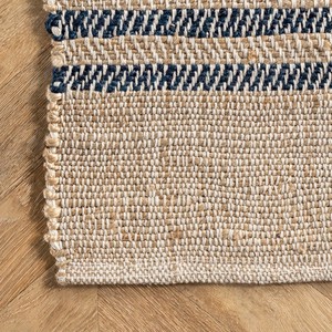 Southwestern Tribal Jute Area <b>Rug</b> Beige Purple Jute <b>Rug</b> Geometric Jute Carpet <b>Boho</b> Native Pattern Living Room Bedroom Decor <b>Rug</b> - Product Image 6
