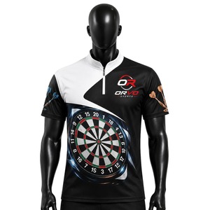 Maillot de fléchettes personnalisé ORVO SPORTS, chemise décontractée, impression par sublimation, motif 3D, unisexe, 100% polyester, séchage rapide, respirant - Product Image 3