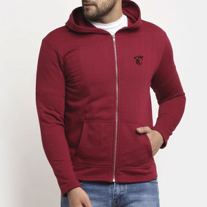 Sweat à capuche zippé pour homme, nouvelle conception, haute qualité, grandes tailles, logo personnalisé, couleur personnalisée, prix bas. - Product Image 1