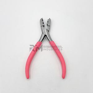 คีมต่อผม/เครื่องประดับ RMI รุ่นใหม่มาแรง ทำจากสแตนเลส ปลายสีเงิน ด้ามจับสีชมพูอ่อน - Product Image 1