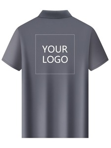 Polo de Punto Texturizado Ajustado para Hombre, Camisa Casual de Manga Corta con Cuello y Botones, Logotipo Personalizable - Product Image 2