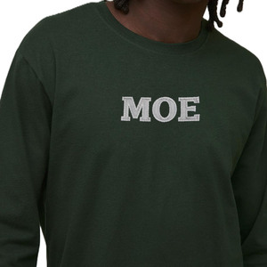 Camiseta de Manga Larga de Algodón para Hombre con Logotipo Bordado en el Pecho, Tela Ligera, Producción de Ropa de Marca Privada OEM - Product Image 3