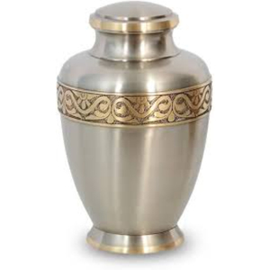 Handcrafted Solid Brass Blue Memorial Jar With Threaded Lid Funeral Urn <b>Keepsake</b> Cremation Urn <b>For</b> Human & Pet <b>Ashes</b> On Sale - Product Image 6