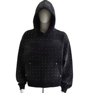 Sudadera con capucha de forro polar para mujer OEM, sudadera con capucha de forro polar con lavado vintage para mujer, sudadera con capucha de forro polar al por mayor para marcas de ropa urbana estadounidenses - Product Image 3