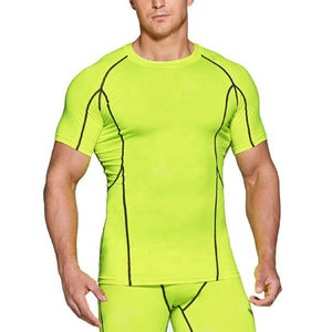 Men's Rash Guard Shorts Full Sleeve <b>Compression</b> <b>Shirt</b> Quick Dry Breathable Eco-Friendly Spandex/Polyester 280g Sublimation - Product Image 5