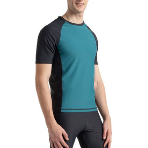 Rashguard de sport à manches longues pour la gym et les arts martiaux, respirant, extensible, en tissu Spandex/Nylon, UPF50+, séchage rapide - Product Image 2