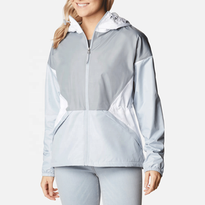 Veste coupe-vent légère à capuche personnalisée, imperméable, respirante, pour course en plein air, sport, coupe-vent décontracté pour femmes et hommes - Product Image 1