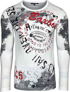 Camiseta de Manga Larga 100% Algodón para Hombre, Impresión DTF, Peso Pesado 300 GSM, para Invierno, Moda Masculina - Product Image 3