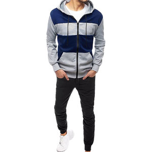 Hot Selling Fashionable Slim Fit Men Zipper Tracksuit Comfortable Athletic Gym Running Men Casual Sportswear <b>Zip</b>-<b>Up</b> Tracksuit - Product Image 2
