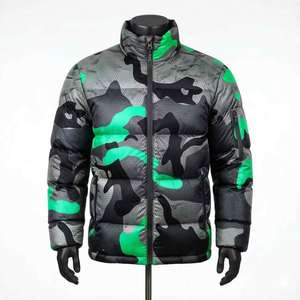 Chaqueta de Plumón Formal para Hombre, Diseño Personalizado, Acolchada, con Capucha, Estilo Bomber, Impermeable, Resistente al Viento, Ecológica, Premium, Cálida para Invierno - Product Image 1