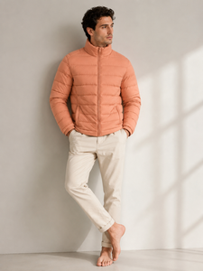 Fashionable puffer <b>jacket</b> designed <b>for</b> modern winter wear with breathable warmth soft insulation and practical layering comfort - Product Image 6