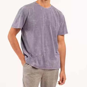 T-shirt Homme Col Rond en Coton Imprimé Lettres, Séchage Rapide, Haute Qualité, Nouvelle Collection 2026, Broderie Coton Haute Qualité - Product Image 1