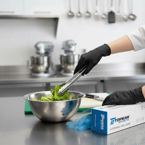 ถุงมือไวนิลแบบใช้แล้วทิ้ง – สำหรับความปลอดภัยระดับมืออาชีพ การจัดการอาหาร การป้องกันทางการแพทย์และอุตสาหกรรม ขายส่ง - Product Image 3