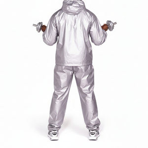 Traje de Sauna de Diseño Personalizado OEM, Tela de Poliéster Impermeable, Traje Deportivo para Entrenamiento, Fabricante de Ropa Deportiva a Nivel Mundial - Product Image 4