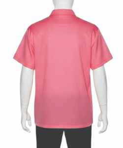 Veste de barbier moderne à ouverture latérale - Costume de coiffure à manches courtes - Uniforme de toilettage respirant pour salons de coiffure professionnels - Product Image 2