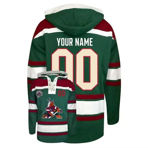 SEAMRE Authentic jersey-style ice hockey hoodie for club and league uniforms High Quality Low MOQ Plus Size - Product Image 1