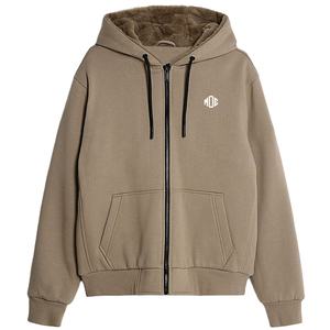 Sudaderas con Capucha de Lujo para Hombre, Cierre Completo, Bloques de Color, Logotipo Frontal Personalizado, Fabricante de Ropa Casual Urbana al por Mayor, OEM y ODM, Marca Privada - Product Image 1