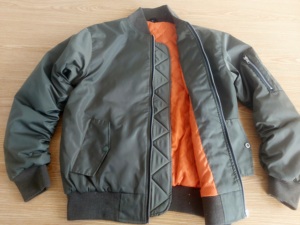 Custom Front Satin <b>Bomber</b> <b>Jacket</b> for Men <b>Women</b> <b>Lightweight</b> Breathable Eco-Friendly OEM Logo Custom Style High Quality - Product Image 4