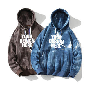 Sweat-shirt à capuche pour homme, lavé aux enzymes, en coton premium épais, coupe oversize, style streetwear vintage - Product Image 1
