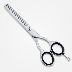 Professional Hair Thinning Scissors 32 Teeth Stainless Steel Blunt Tip Right Handed <b>Long</b> <b>Handle</b> Texturizing <b>Shears</b> - Product Image 1