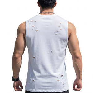 เสื้อกล้ามผู้ชายแฟชั่นทันสมัย ผลิตจากผ้าฝ้ายน้ำหนักเบา ราคาถูกที่สุด - Product Image 1