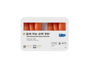 Paquete Doble Premium de Huevas de Abadejo Sazonadas a la Mitad, 200g, Sólo Saladas, con Mentaiko Regular Suave, MSC HACCP, Venta al por Mayor - Product Image 1