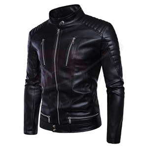 Chaqueta Corta de Piel de Oveja Genuina con Cremallera para Hombre y Mujer, de Grosor Estándar, Venta al por Mayor - Product Image 1