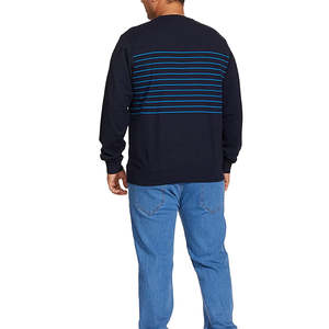 Sweat-shirts surdimensionnés pour hommes en coton mélangé, brodés sur mesure, écologiques, collection hiver 2026, vente en gros, fabriqués par le fournisseur - Product Image 4