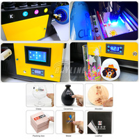 Impresora A3 UV DTF Impresión y laminación 2 en 1 UV Rollo a rollo Máquina de laminación de película adhesiva de transferencia de 30cm
